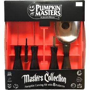 Pumpkin Masters Masters Collection Pumpkin Carving Kit, #1 Brand, 5 Tools, 8 Patterns