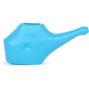 Economy, Light-Weight, Durable Neti Pot with 10 Sachet Neti Salt - Handy, Compact and Travel Friendly Dishwasher Safe eco Friendly Natural Treatment for Sinus and Congestion (2 pcs, Blue) in Saudi Arabia
