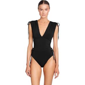 AUBREY V PLUNGE ONE PIECE (BLACK,14)