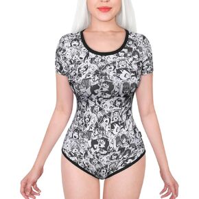 Littleforbig Cotton Romper Onesie Pajamas Bodysuit - UwU Onesie