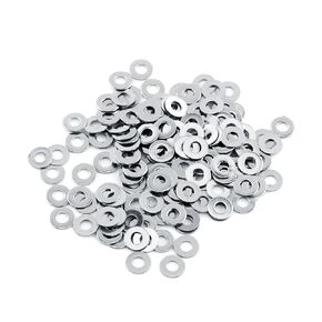 100pcs 1/2" 3/8" 5/16" 1/4" washers Stainless Steel, Screws Nuts, Metric Flat Washers Assortment Kit, Repair Kit Tool, M3/M4/M5/M6/M8/M10 12# 10# 8# 6#(M370.5)