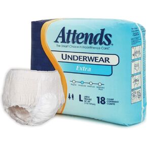 Attends Healthcare Products Ap0730 Attends Underwear Extra Absorbency Ap0730 Pk/18