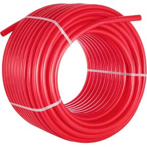 Happybuy Pex Pipe Tubing 1 Inch 300ft Pex Tubing Non-Barrier Radiant Water Plumbing Pipe Pex-B ?1" Non-Barrier/300FT/Red?