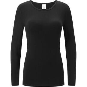 Women's Long Sleeve T-Shirts Basic Crew Neck Shirts