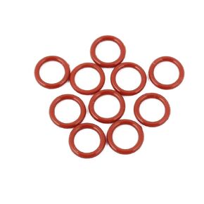uxcell 10Pcs Red 10mm x 1.5mm Silicone Rubber Gasket O Ring Sealing Ring Heat Resistant