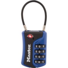 Master Lock Set Your Own Combination TSA Approved Luggage Lock, Colors May Vary; 3 pk; 4697EC3