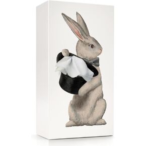 Flying Skirt® Tissue Box (The Original Skirt Tissue Holder) - Resin Embossed Pop Art Print, Metal Weighted Base, Made in Korea - Designed by Spextrum (Mint)