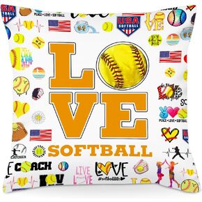 Tennis Gifts Tennis Decor Throw Pillow Covers Inspirational Gifts for Women Tennis Gifts for Girls Tennis Lovers Players Birthday Gifts for Coach Best Friend Sister Daughter 18x18 Inch Pillowcase