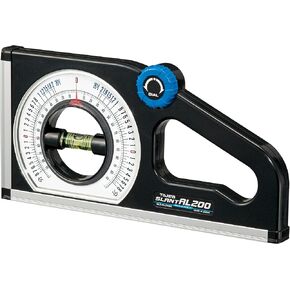 Tajima Protractor/Inclinometer (Rotatable Level Level Dual Scale for Angle or Tilt) - SLT200MY