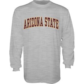 Blue 84 Men's Arching Team Name Dark Heather Long Sleeve T Shirt