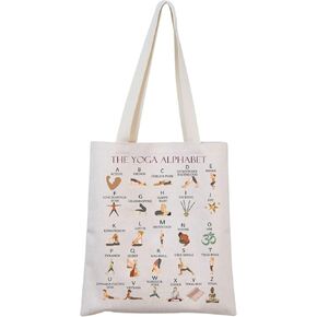 MNIGIU Yoga Tote Bag Yoga Lover Gift Yoga Instructor Gift Yoga Teacher Gift Meditation Gift Zen Gift