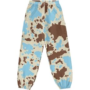 COEQINE Women's Bloomer Yoga Pants,Plus Size S-4XL High Waisted Loose Pants, Harem Yoga Sweatpants Soft Linen Lantern Trouser