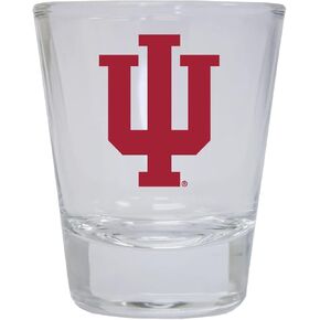 R and R Imports Indiana Hoosiers Round Shot Glass Officially Licensed Collegiate Product