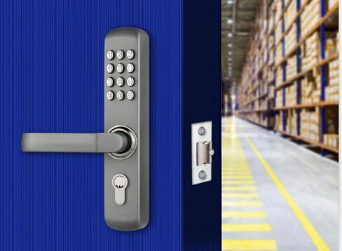 قفل باب ميكانيكي MUTEX MX230B - سواء لوحة مفاتيح بدون مفتاح أو مدخل مفتاح ميكانيكي، مقاوم للماء والحرارة/الحريق، ميكانيكي 100%، جيد للاستخدام الداخلي والخارجي in Saudi Arabia