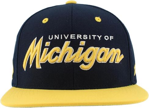 قبعة ZHATS NCAA مرخصة رسميًا، قبعة مسطحة Snapback Z11 Retro Headliner in Saudi Arabia