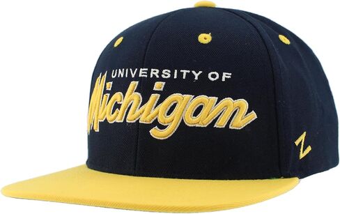 قبعة ZHATS NCAA مرخصة رسميًا، قبعة مسطحة Snapback Z11 Retro Headliner in Saudi Arabia