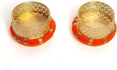 اليدوية عيد الميلاد عيد الميلاد عطلة الشاي ضوء نذري شمعة حامل مجموعة من 2، زخارف احتفالية الحلي الطعام الطاولة المركزية عشاء ديكور حفلة للمنزل تخزين هدايا للرجال والنساء in Kuwait