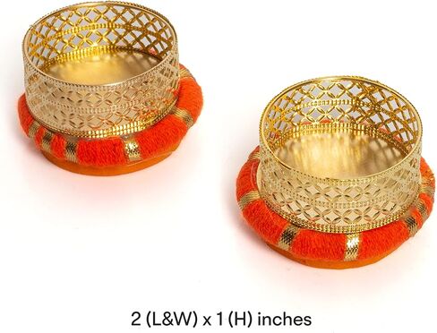 اليدوية عيد الميلاد عيد الميلاد عطلة الشاي ضوء نذري شمعة حامل مجموعة من 2، زخارف احتفالية الحلي الطعام الطاولة المركزية عشاء ديكور حفلة للمنزل تخزين هدايا للرجال والنساء in Kuwait