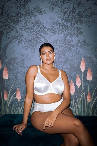 حمالة صدر نسائية Elomi بمقاس كبير Cate Underwire بشريط كامل، أسود، 44GG UK/44J US in Kuwait
