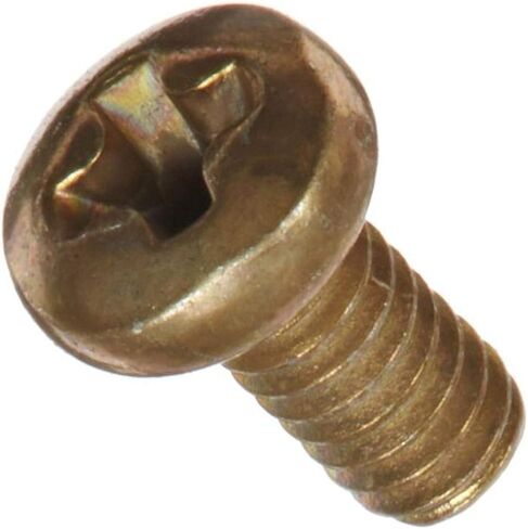 Small Parts MS35206-202 Steel Pan Head Machine Screw, Cadmium Plated, Meets MS-35206, #1 Phillips Drive, #2-56 Thread Size, 3/16" Length, Fully Threaded, USA Made (Pack of 100) in Saudi Arabia