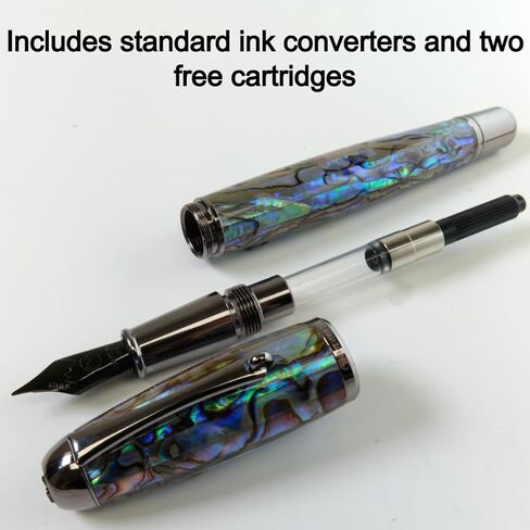 MONTEVERDE USA Super Mega Abalone Limited Edition 999/Rosegold Trim Fountain Pen - Stub Nib in Saudi Arabia