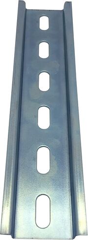 4 Pieces DIN Rail Slotted Steel Zinc Plated RoHS 6" Long 35mm Wide 7.5mm High in Kuwait