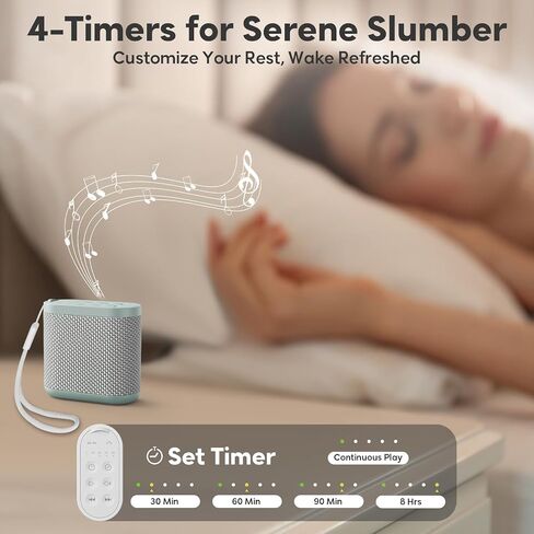 Mini Portable Sound Machine for Sleeping w/ 21 Relaxing Sounds & Headphone Jack & Memory & Timer, Travel White Noise Sound Machine for Sleep,Travel,On the Go,Office, Sleep Aid for Adults,Baby in Saudi Arabia