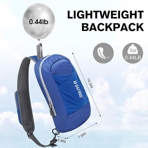 G4Free Sling Bag RFID Blocking Lightweight Crossbody Backpack Chest Shoulder Bag for Travel Sports Running in Kuwait