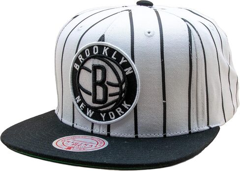 Mitchell & Ness Men's Retro Pinstripe Snapback Cap in Saudi Arabia