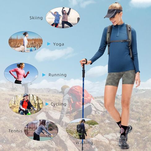 قمصان نسائية حرارية بسحاب ربعي وأكمام طويلة من الصوف للتمرين وطبقة أساسية للطقس البارد والجري والتزلج والجولف in Kuwait