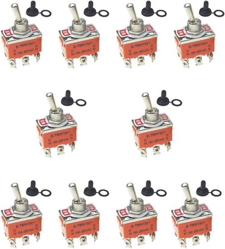 10pcs E-TEN1021 E-TEN1121 E-TEN1122 E-TEN1221 E-TEN1321 E-TEN1322 Toggle Switch Rocker Button Switch (1121) in Kuwait