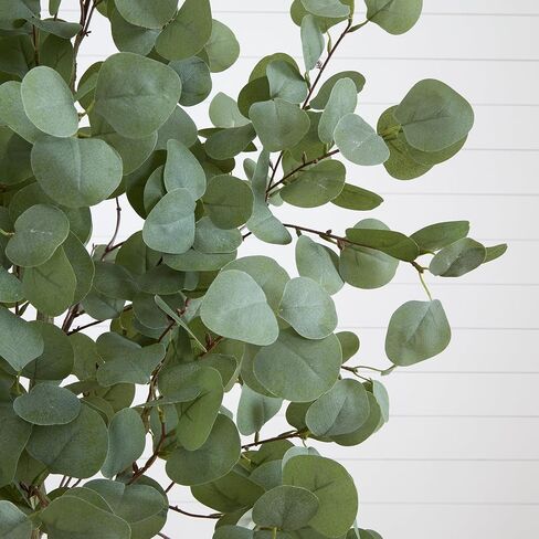 Nearly Natural 6ft. Artificial Eucalyptus Tree with White Decorative Planter in Saudi Arabia