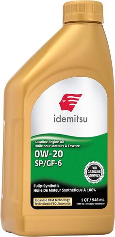 Idemitsu Full Synthetic 0W-20 Engine Oil SP/GF-6-5 Quart (30013012-95300C020) in Saudi Arabia