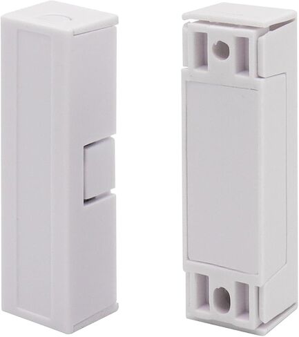 2Pcs Magnetic Reed Switch Wired Surface Mount Normally Open NO Contact Sensor Alarm Magnetic Door Switch with 2 Wires, ABS, MC-38 in Kuwait