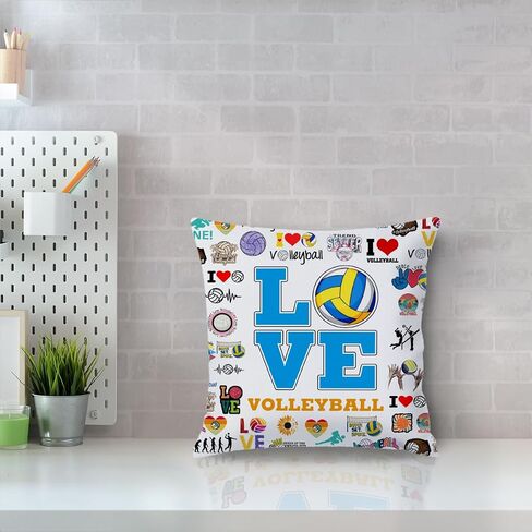 Tennis Gifts Tennis Decor Throw Pillow Covers Inspirational Gifts for Women Tennis Gifts for Girls Tennis Lovers Players Birthday Gifts for Coach Best Friend Sister Daughter 18x18 Inch Pillowcase in Saudi Arabia