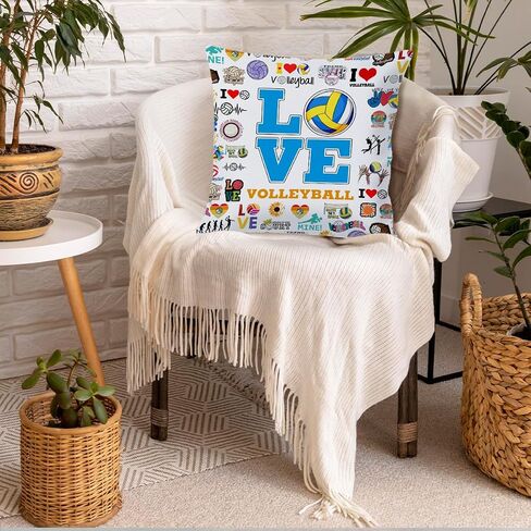 Tennis Gifts Tennis Decor Throw Pillow Covers Inspirational Gifts for Women Tennis Gifts for Girls Tennis Lovers Players Birthday Gifts for Coach Best Friend Sister Daughter 18x18 Inch Pillowcase in Saudi Arabia