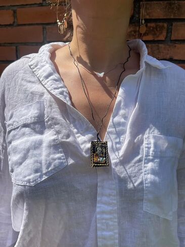 Escapulario de San Benito حامي طارد الأرواح الشريرة - Scapular of Saint Benedict - Saint Benedict Brown Scapular (حماية طرد الأرواح الشريرة) - التفاني الديني المقدس (San Benito) in Saudi Arabia