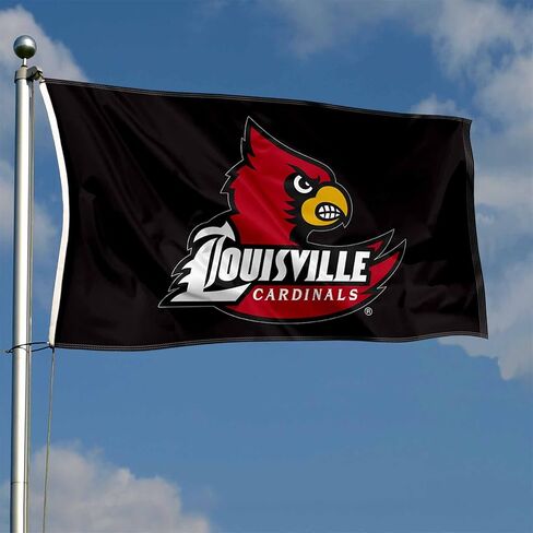College Flags & Banners Co. Louisville Cardinals Black Flag in Saudi Arabia