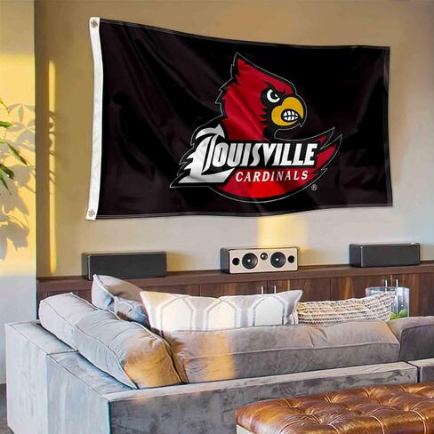 College Flags & Banners Co. Louisville Cardinals Black Flag in Saudi Arabia