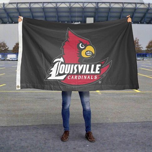 College Flags & Banners Co. Louisville Cardinals Black Flag in Saudi Arabia