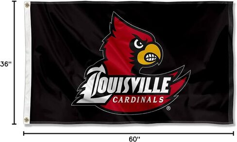 College Flags & Banners Co. Louisville Cardinals Black Flag in Saudi Arabia