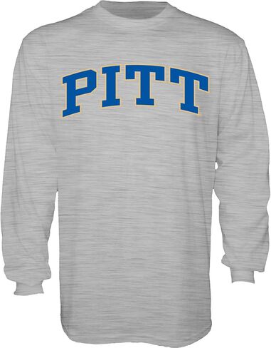 Blue 84 Men's Arching Team Name Dark Heather Long Sleeve T Shirt in Saudi Arabia