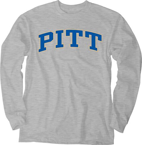 Blue 84 Men's Arching Team Name Dark Heather Long Sleeve T Shirt in Saudi Arabia