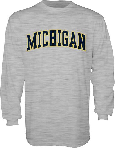 Blue 84 Men's Arching Team Name Dark Heather Long Sleeve T Shirt in Saudi Arabia