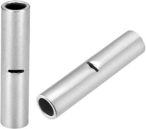 uxcell 50pcs Non Insulated Connectors Electrical Wire Ferrule Cable Crimp Terminals for 22-16 AWG Cable Wire in Saudi Arabia
