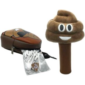 Big Poop Emoji Golf Bundle