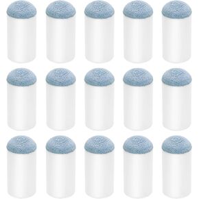 40Pcs 13mm Replacement Head for Pool Cue Slip On Pool Cue Tips Replacement Pool Cue Club Head Protective Cover Can Be Cut