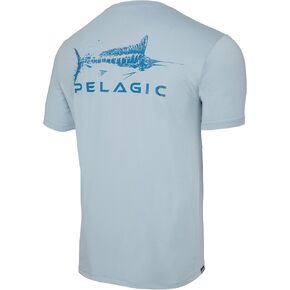 PELAGIC Stratos Gyotaku Marlin Performance Shirt in Kuwait