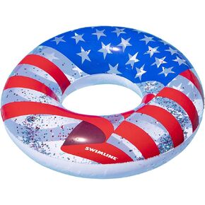 Swimline Giant Pretzel Swim Fun Inflatable Floating Seat, 1-Pack
