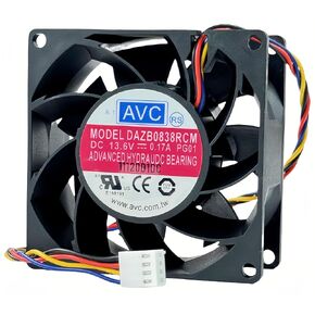 for AVC DAZB0838RCM Cooling Fan DC 13.6V 0.17A 8038 80mm 4-Pin 4-Wire Cooling Fan